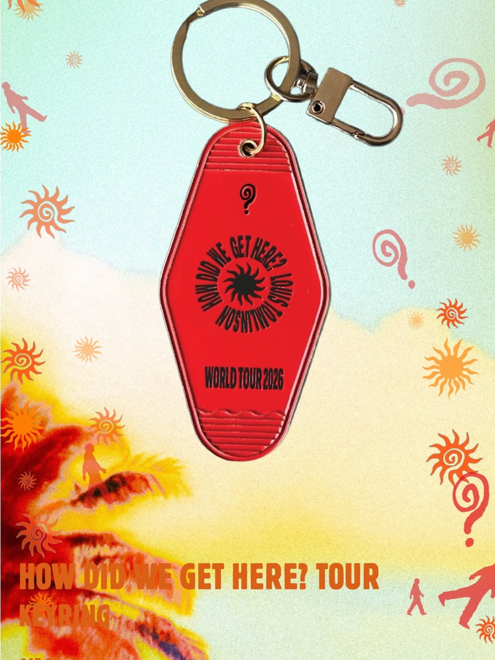World Tour 2026 Keychain Clip - Red